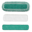 Rubbermaid HYGEN™ Microfiber Dry Dust Mop Pads, Fringed Dust Mopping Pads - Microfiber Floor & Surface Care Products
