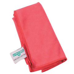Unger [MF40R] SmartColor Heavy-Duty Microfiber MicroWipes 4000 - Red - 10 Towels