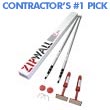ZipWall® [KT20] 2-Pack Dust Barrier Temporary Wall System - 20' Poles