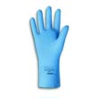 Fishscale-Grip Latex Gloves, Sky Blue, Small ANS255-7                                          