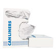 Waste Can Liners, 8-10 gal, 24 x 23, 0.4 mil, White, 25 Bags/Roll BWK2423EXH                                        