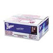 Double Zipper Bags, Plastic, 1 gal, 1.75 mil, Clear w/Write-On Panel DRK94602                                          