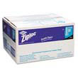 Double Zipper Freezer Bags, Plastic, 1gal, 2.7ml, Clear w/Label Panel DRK94604                                          
