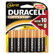 Coppertop Alkaline Batteries, AA DRCMN1500B10Z                                     