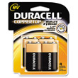 Coppertop Alkaline Batteries, 9V DRCMN16RT4Z                                       