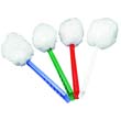 Toilet Bowl Mop, 12-Inch Overall Length x 5-3/4-Inch Mop Head, Red Plastic IMP203                                            