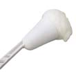 Toilet Bowl Brush, Cone, 12-Inch Handle Length, White Plastic IMP3605                                           