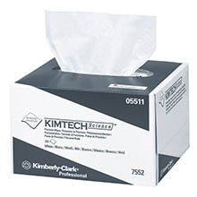 KIMTECH SCIENCE Precision Tissue Wipers, POP-UP* Box, 4 2/5 x 8 2/5, White, 280      