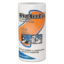 WYPALL L40 Cloth-Like Wipes, 10 2/5 x 11, White KCC05027                                          