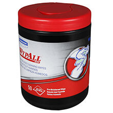 WYPALL Heavy-Duty Hand Cleaning Wipes, Green, 50/Canister KCC58310                                          