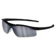 Dallas Wraparound Safety Glasses, Black Frame, Gray Indoor/Outdor Lens MCRDL119AF                                        