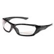 ForceFlex Safety Glasses, Black Frame, Clear Lens MCRFF120                                          