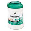 Sani-Professional Sani-Hands Sustainable Wipes, Unscented, 250/Canister NICP49584                                         