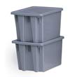 Palletote Box, 9.72gal, Gray RCP1721GRA                                        