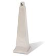 GroundsKeeper Cigarette Waste Collector, Pyramid, Plastic/Steel, Brown RCP2570-88BRO                                     