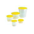 Rubbermaid [5722] Round Storage Container Lids for 2 and 4qt, 8 3/4dia x 7/8h, Yellow RCP5722YEL                                        