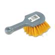 Long Handle Scrub, 8" Plastic Handle, Gray Handle w/Yellow Bristle RCP9B29YEL                                        