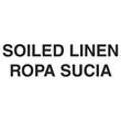 Medical Decal, "Soiled Linen", 10 x 4, White RCPCL-2                                           