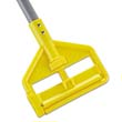 Invader Fiberglass Side-Gate Wet-Mop Handle, 54", Gray/Yellow RCPH145                                           