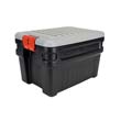 ActionPacker Storage Box, 8gal, Black/Gray RHP1170BLA                                        