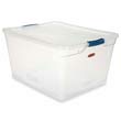 Clever Store Basic Latch Container, 3.75gal, Clear RHP3Q22CLMCB                                      