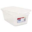 Clever Store Snap-Lid Container, 1.625gal, Clear RHP3Q31CLE                                        