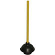 Toilet/Drain Plunger, 20" Wood Handle, 6" Diameter UNS9201                                           