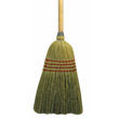 Maid Broom, Mixed Fiber Bristles, 42" Wood Handle, Natural UNS920Y                                           