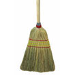 Parlor Broom, Yucca/Corn Fiber Bristles, 42" Wood Handle, Natural UNS926Y                                           