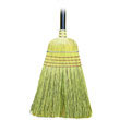 Warehouse Broom, Yucca/Corn Fiber Bristles, 42" Wood Handle, Natural UNS932Y                                           