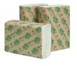EcoSoft Folded Towels, 9 1/8 x 9 1/2, Natural, 200/Pack WAU48000                                          