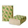 EcoSoft Green Seal Folded Towels, 9 1/8 x 9 1/2, Nat. White, 200/Pack WAU48300                                          