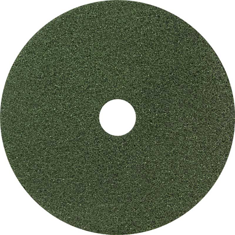 (2) 19 in. Dia. Black Diamond 3000 Grit Polishing Floor Pad Green