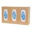 Glove Box Dispenser Triple Fauxwood ABS Plastic GL030-0223 - Maple GL030-0223