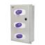 Semi-Recessed Glove Box Dispenser Triple Powder-Coated Steel RE301-0012 - Beige RE301-0012