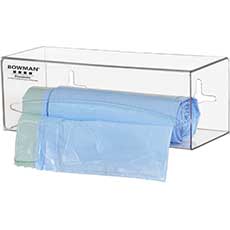 Bag Dispenser Single PETG Plastic BG001-0111 - Clear BG001-0111