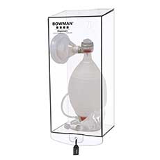 Respiratory Supplies Dispenser 1-Compartment Plastic with Lid BK501-1211 - Clear BK501-1211