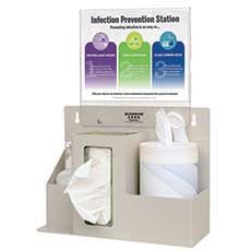 Infection Prevention System ABS/PETG Plastic ED-097 - Beige/Clear ED-097