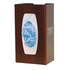Glove Box Dispenser Single Fauxwood ABS Plastic GL010-0233 - Cherry GL010-0233