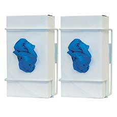 Glove Box Dispenser Single Coated-Wire GL011-0613 - White GL011-0613