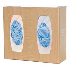Glove Box Dispenser Double Fauxwood ABS Plastic GL020-0223 - Maple GL020-0223