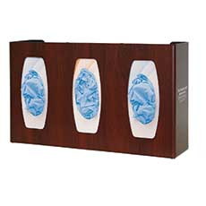 Glove Box Dispenser Triple Fauxwood ABS Plastic GL030-0233 - Cherry GL030-0233