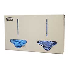 Protective Wear Dispenser & Double Bulk Quartz ABS Plastic PA006-0212 - Beige PA006-0212