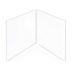 Protective Barrier Hinged Large Plastic PB015-1211 - Clear PB015-1211