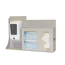 Respiratory Hygiene Station Powder-Coated Steel RS004-0412 - Beige RS004-0412