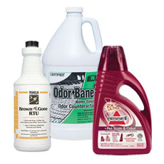 Pet Odor, Urine & Stain Removers