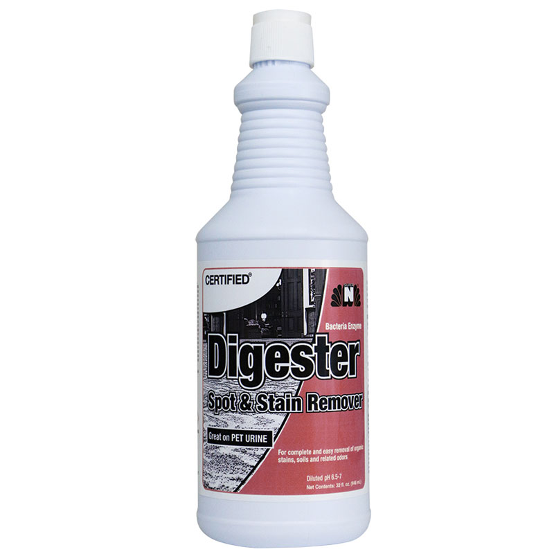 Nilodor CERTIFIED Bacteria Enzyme Digester Pre-Spray & Spotter - 1 Quart Bottle