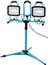 Channellock 13,200 Lm. LED Twin Head Tripod Stand-Up Work Light 180 Bulbs - Blue 502443