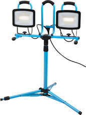 Channellock 13,200 Lm. LED Twin Head Tripod Stand-Up Work Light 180 Bulbs - Blue 502443