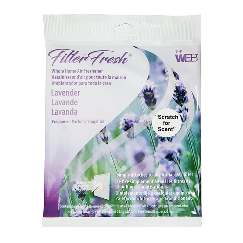 Web FilterFresh Lavender Scented Furnace Filter Air Freshener Pad